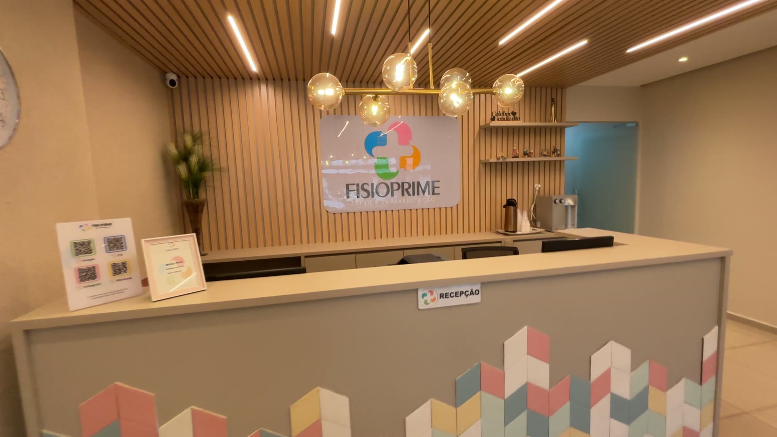 Recepção e espera — Fisioprime Taguatinga Norte
